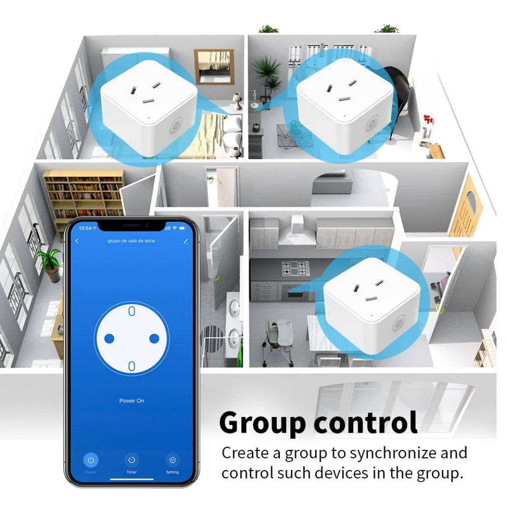 WiFi + Zigbee Smart Plug Dual Protocol Alexa