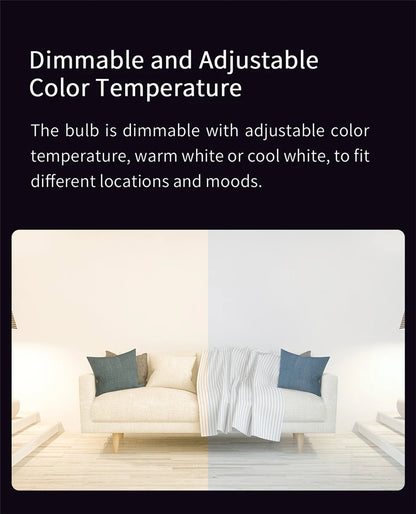 Smart LED Bulb Pack – RGB Colour-Changing, Alexa & Google, Bulk Saver