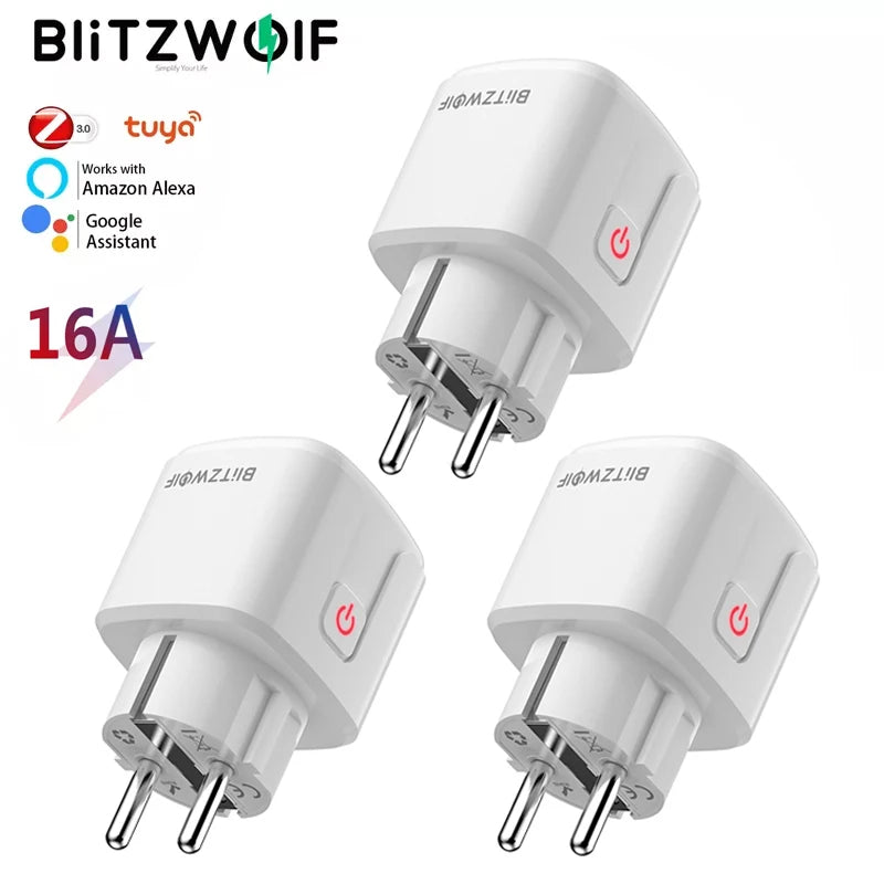 Zigbee Smart Plug EU – Mesh Network, Energy Monitoring, Alexa & Google