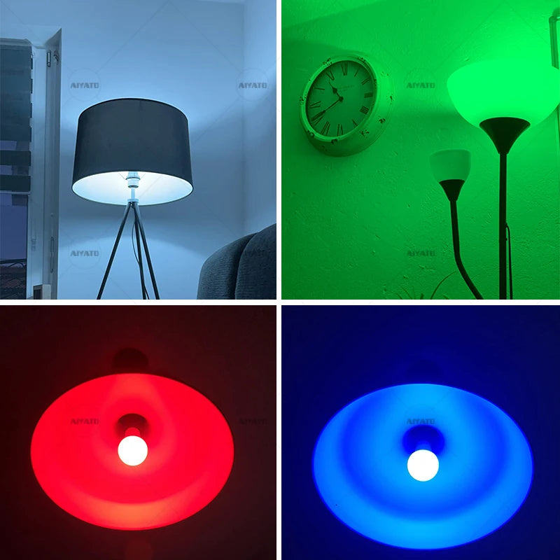Bluetooth Smart LED Bulb E27 – RGB Colour-Changing, App Control, No Hub