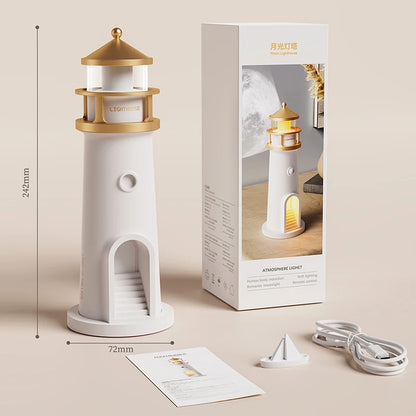 Moon Lamp Projector – 3D Lunar Surface Light with Stand & Remote