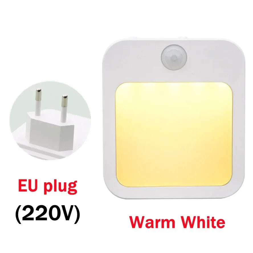 Motion Sensor Night Light – Wireless Plug-In LED for Hallway & Bedroom