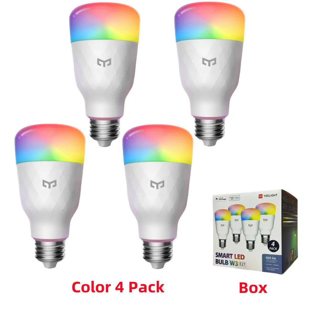 Smart LED Bulb Pack – RGB Colour-Changing, Alexa & Google, Bulk Saver