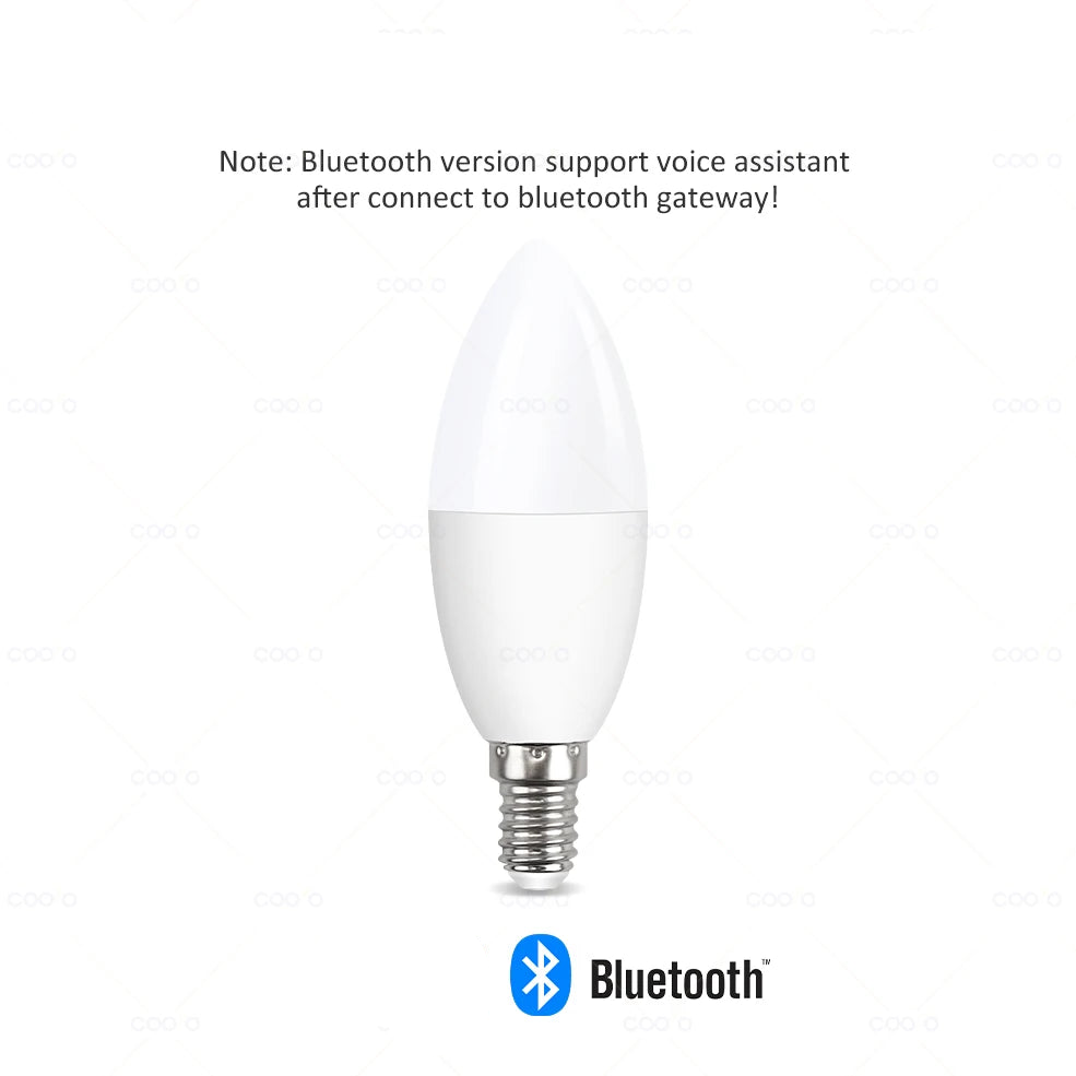 smart E14 RGB color-changing bulb