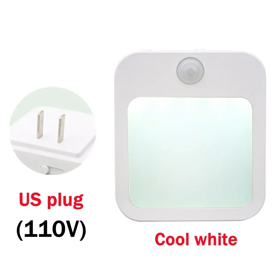 Motion Sensor Night Light – Wireless Plug-In LED for Hallway & Bedroom