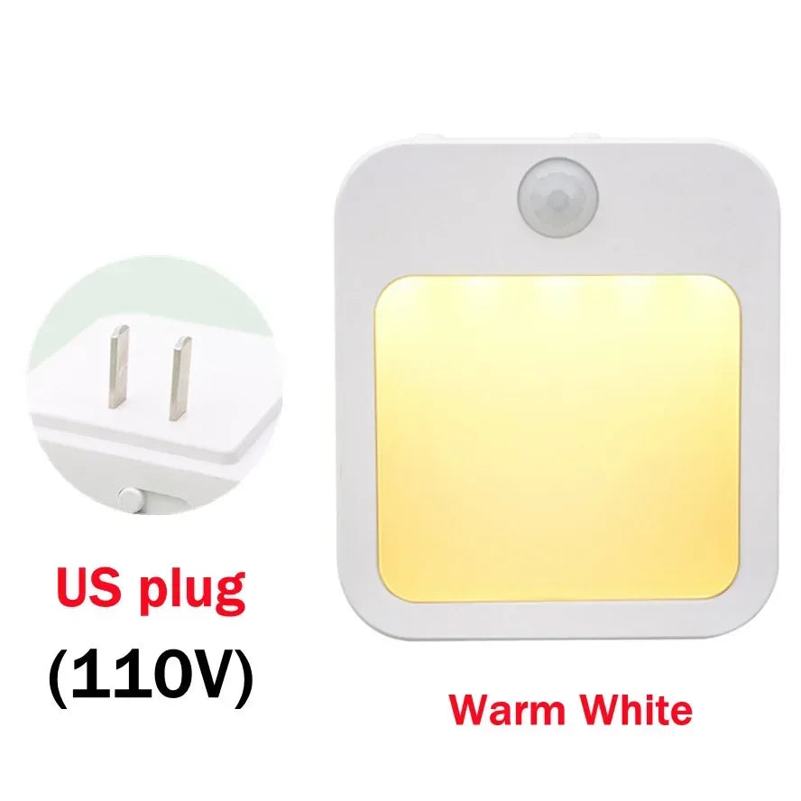 Motion Sensor Night Light – Wireless Plug-In LED for Hallway & Bedroom