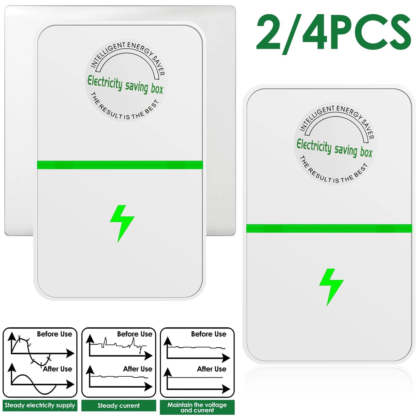 Portable Power Saver Box – Reduce Standby Energy & Cut Electricity Costs