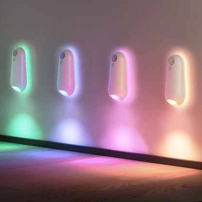  Toilet Night Light 8-Colour LED Bowl Light Auto On and Off