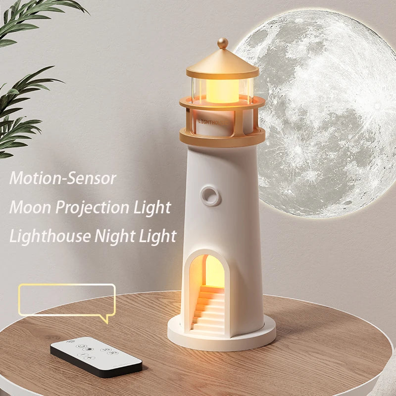 Moon Lamp Projector – 3D Lunar Surface Light with Stand & Remote