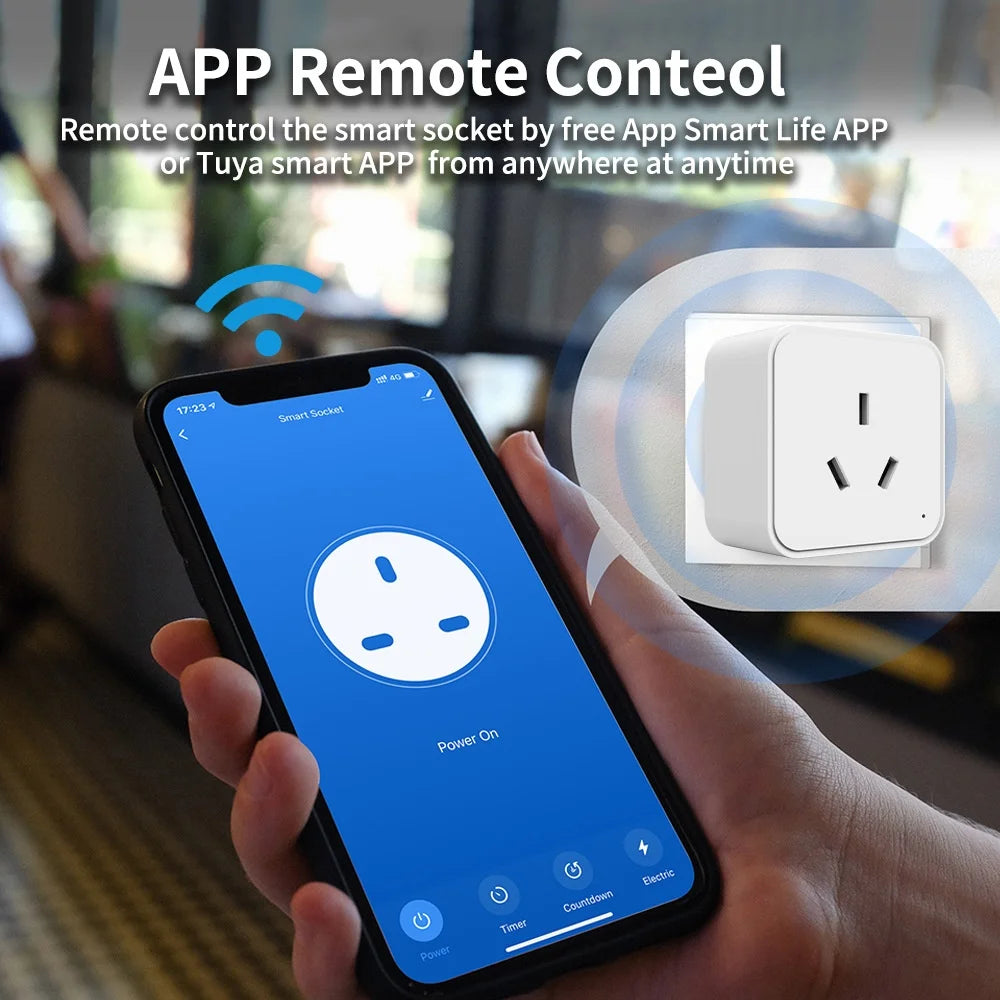 WiFi + Zigbee Smart Plug Dual Protocol Alexa