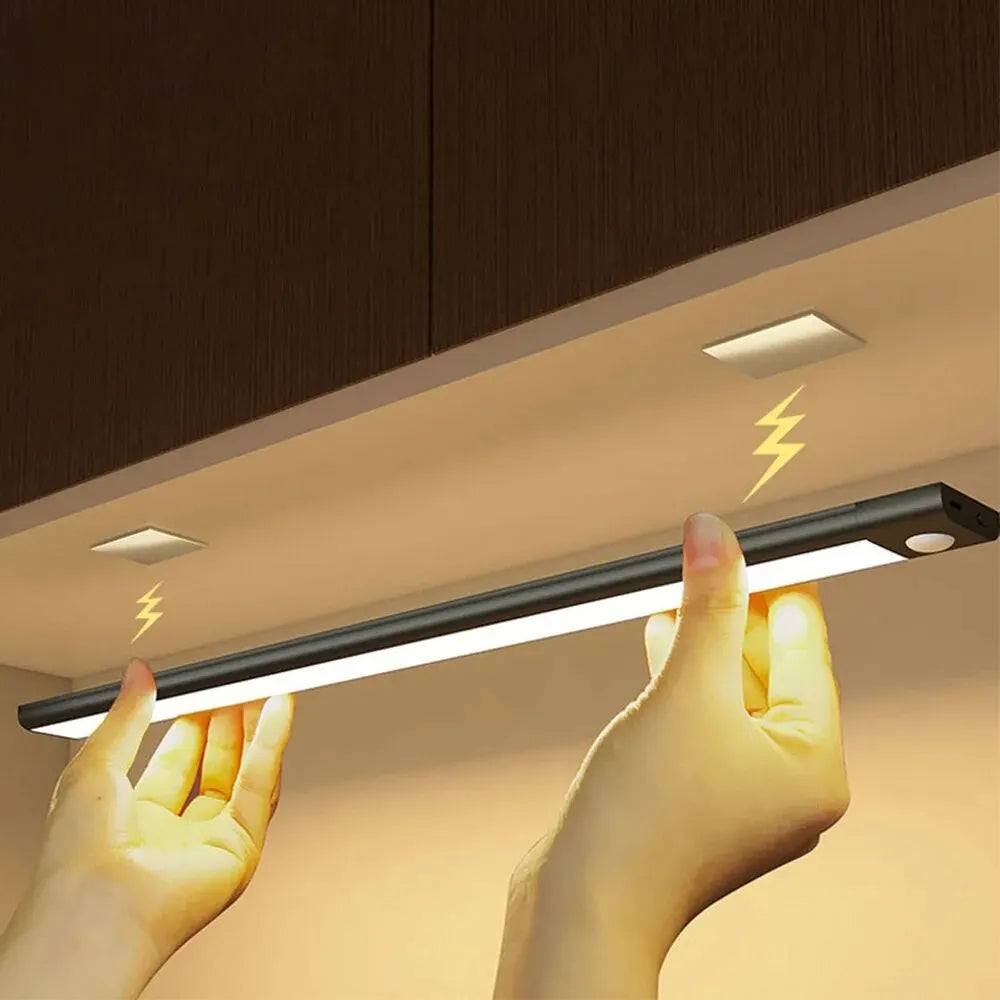 Rechargeable Motion Sensor LED Light Bar – Wardrobe, Kitchen & Cabinet