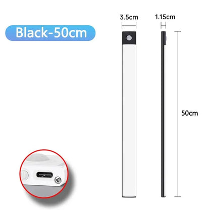 Rechargeable Motion Sensor LED Light Bar – Wardrobe, Kitchen & Cabinet